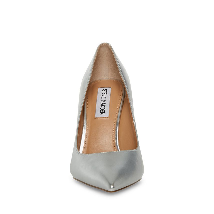 Silver Steve Madden Evelyn Women's Heels | PH 9034LKH